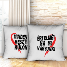 Páros párna szerelmeseknek - Minden értelmét veszti lakástextília