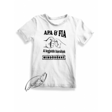  Páros póló - Apa-fia legjobb barátok gyerek póló gyerek póló