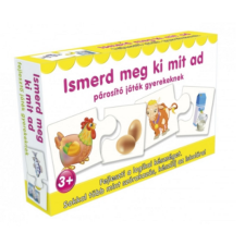  Párosító puzzle - fejlesztő -Ismerd meg ki mit ad (Dohi) puzzle, kirakós