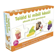  Párosító puzzle - fejlesztő játék -Találd ki miből készül (Dohi) puzzle, kirakós