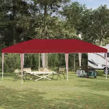  Parti sátor 575 x 290 x 245 cm Burgundi kerti tárolás