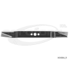 Partner Fűnyíró kés Partner P40-450 400mm, 17mm, 3 furatos utángyártott