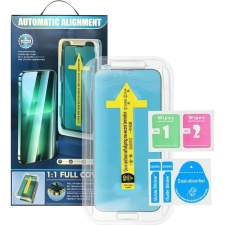 Partner Tele.com 5D Edzett Üveg iPhone XR / 11 Fekete + Applikátor ( ) mobiltelefon kellék