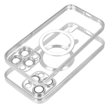 Partnertele Electro Mag Cover tok MagSafe kompatibilis IPHONE 15 ezüst színű tok és táska