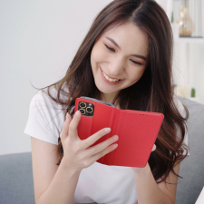Partnertele Intelligens flipes tok Samsung S22 Ultra piros tok és táska