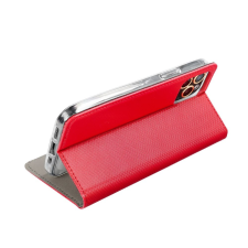 Partnertele Smart case flipes SAMSUNG A34 piros tok és táska