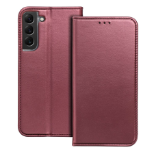 Partnertele Smart Magneto Könyvtok SAMSUNG S24 bordó színben tok és táska