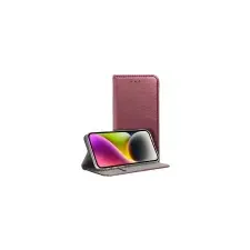 Partnertele Smart Magneto Könyvtok SAMSUNG S24 bordó színben tok és táska