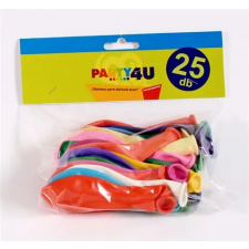 Party4U Léggömb 26cm - Vegyes Színek (25db) party kellék