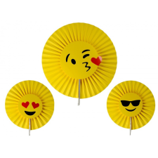  Party dekoráció napocska 3 db-os UTOLCSÓ CSOMAG dekorációs kellék