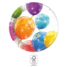 PARTY Lufis Sparkling papírtányér 8 db-os 20 cm FSC party kellék