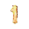 PartyDeco 1-es számú fólia lufi - Zsiráf, 42x90 cm, mix