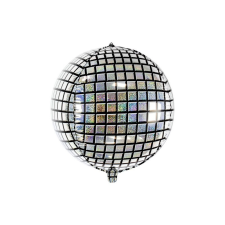 PartyDeco fólia lufi, discogömb, 40cm party kellék