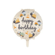 PartyDeco Fólia lufi munkagépek 45 cm party kellék