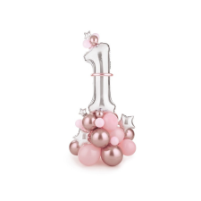 PartyDeco lufi csokor, 1, pink, 90×140cm party kellék