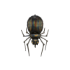 PartyDeco Spider fólia lufi, 60x101cm, fekete