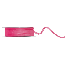 PartyDeco Szatén szalag, dark pink, 3mm/50m szalag, zsinór