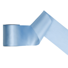 PartyDeco Szatén szalag ködös kék 100mm/25m szalag, zsinór