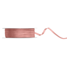 PartyDeco Szatén szalag púderrózsaszín 3mm/50m szalag, zsinór