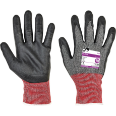  PARVA nitril védőkesztyű feket/szürke 6