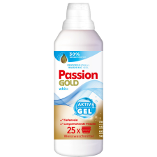 PASION GOLD Passion Gold mosógél fehér ruhákhoz 1L / 25 mosás tisztító- és takarítószer, higiénia