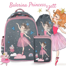 Paso Balerinás ergonomikus iskolatáska SZETT - Princess iskolatáska