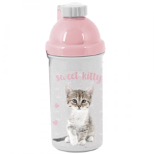 PASO Cicás műanyag kulacs - Sweet Kitty (PP23KC-3021) kulacs, kulacstartó