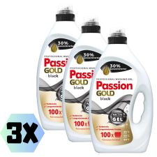 Passion Gold mosógél fekete ruhákhoz 4L / 100 mosás (3db/karton) tisztító- és takarítószer, higiénia