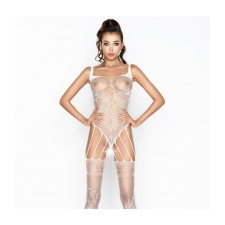 Passion Női testharisnya BS034 fehér body