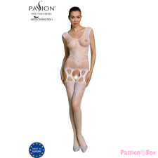 PASSION WOMAN BODYSTOCKINGS PASSION - ECO COLLECTION BODYSTOCKING ECO BS014 FEHÉR harisnya