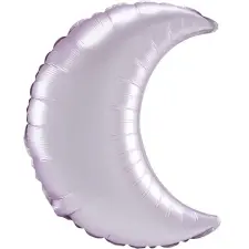  Pastel Pink Crescent szatén hold fólia lufi 66 cm party kellék