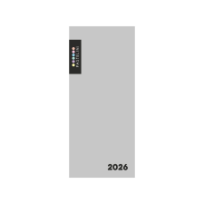 Pastelini heti határidőnapló szürke 2026 határidőnapló