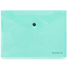 PASTELINI Irattartó tasak A/5, patentos, műanyag, PASTELINI, pasztell zöld irattartó