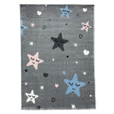  Pasztel gyerekszőnyeg E641A_SFI24 csillag mintás pasztelszürke 160x230 cm lakástextília