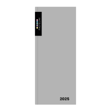 Pasztell havi határidőnapló 2025 szürke határidőnapló