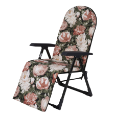 Patio Patio Galaxy Plus összecsukható kerti szék lábtartóval bazsarózsa kerti bútor