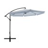 Patio Patio kerti napernyő 3 m szürke