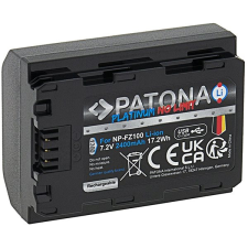 PATONA akkumulátor Sony NP-FZ100 2400mAh Li-Ion Platinum USB-C töltéshez digitális fényképező akkumulátor
