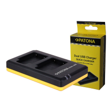 PATONA Dupla gyorstöltő Olympus Li40B, Li-40B Micro-USB kábellel együtt digitális fényképező akkumulátor töltő