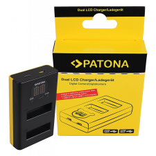 PATONA Dupla LCD USB töltő DJI Osmo Action Kamera AB1 P01 sportkamera kellék