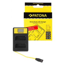 PATONA Nikon EN-EL14 ENEL14 Smart Dupla LCD USB Akkumulátor Töltő digitális fényképező akkumulátor töltő