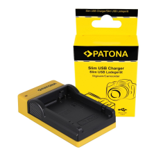 PATONA Slim micro-USB Akkutöltő - Canon LP-E8, LPE8, EOS 550D, 600D, 650D, 700D (151574) fényképező tartozék