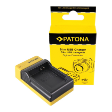 PATONA Slim micro-USB töltő -Canon NB-13L digitális fényképező akkumulátor töltő