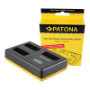 PATONA USB Tripla töltőegység Nikon EN-EL14 1D3100 D3200 D5100 D5200 P7000 P7700 P7800 Nikon EN-EL14 1D3100 D3200 D5100 D5200 P7000 P7700 P7800