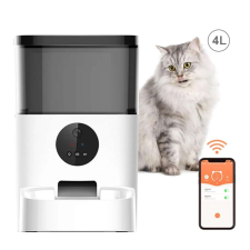Patpet Automatikus tápadagoló videokamerával kutyának és macskának kutyatál