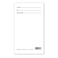 Pátria Nyomtatvány Bérfizetési boríték tasak 110x190 mm fehér boríték