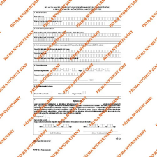 Pátria Nyomtatvány Felhatalmazás csoportos beszedési megbízás teljesítésére 3 lapos garnitúra nyomtatvány
