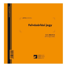Pátria Nyomtatvány Felvásárlási jegy (mezőgazdasági termékfelvásárlás/szolgáltatás igénybevétel bizonylata) 50x3 lapos tömb nyomtatvány