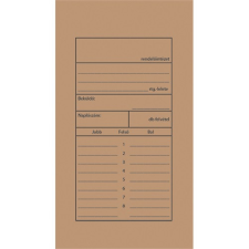 Pátria Nyomtatvány Fogászati röntgentasak 82x125 mm+12 mm klapni nyomtatvány
