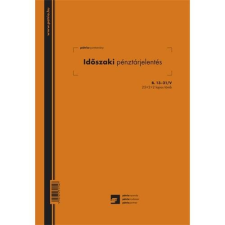 Pátria Nyomtatvány Időszaki pénztárjelentés 25x2+2 lapos tömb A/4 álló nyomtatvány